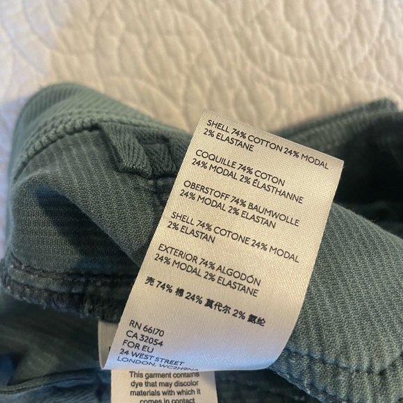 Pilacro and the Letterpress for Anthropologie High Rise bootcut Corduroy Pants - Picture 8 of 9